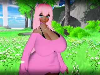 Foxy 3D Superwoman bounces up and down on a cock