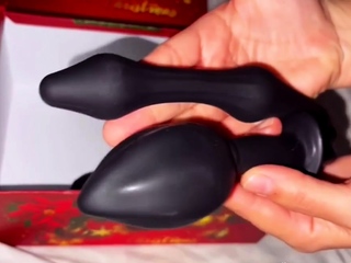 Mrs. Claus Inflatable Double Anal and Vaginal Penetration Gi