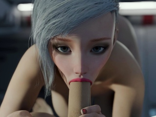 Nexus-3 Sexy busty blonde has best sex in a space station